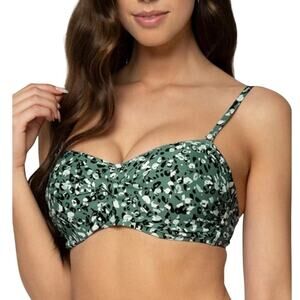 SUNSETS CATWALK ICONIC TWIST BANDEAU, Size 32 D/34C